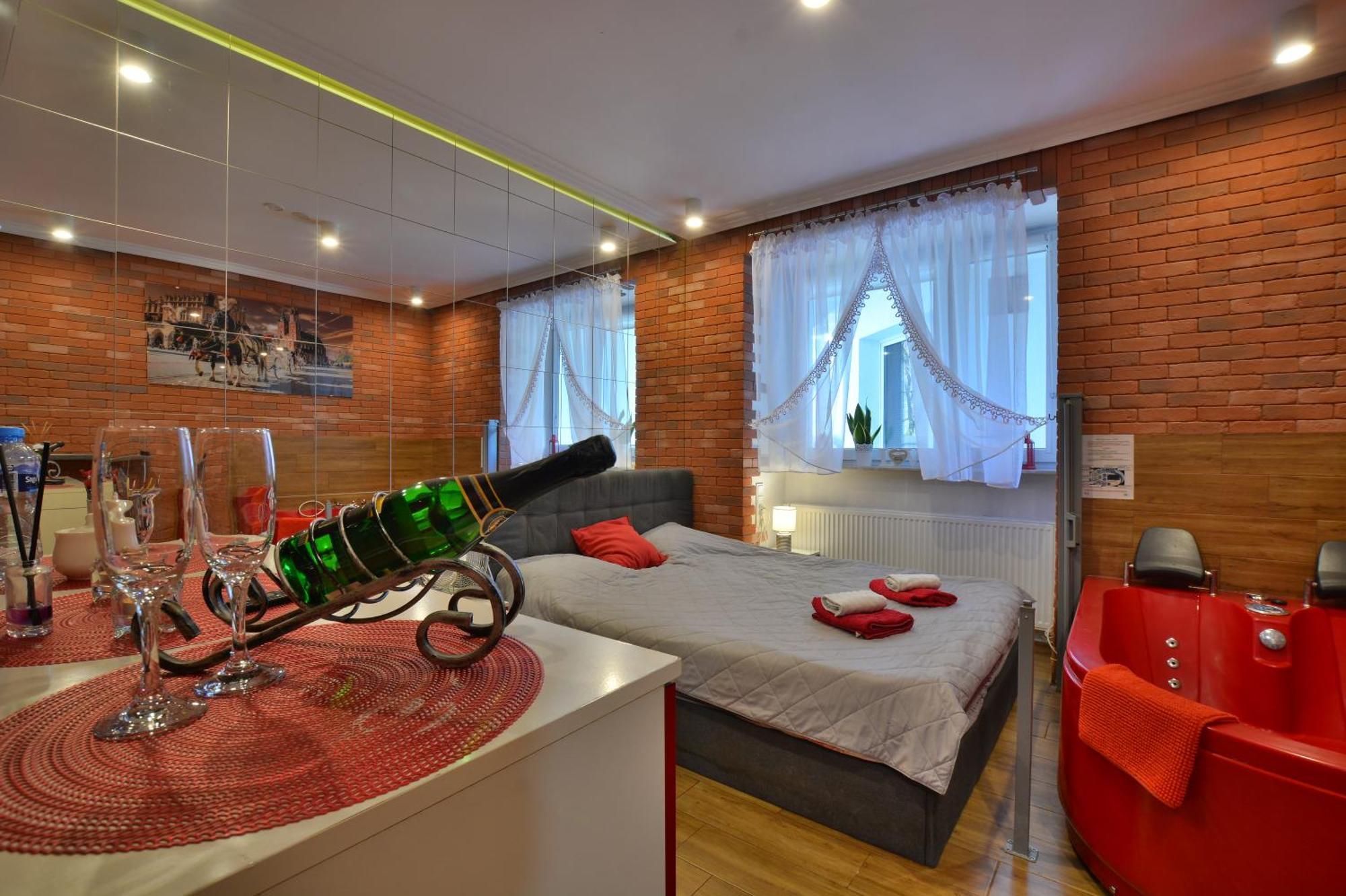 Jacuzzi Apartment Red Krakkó Kültér fotó